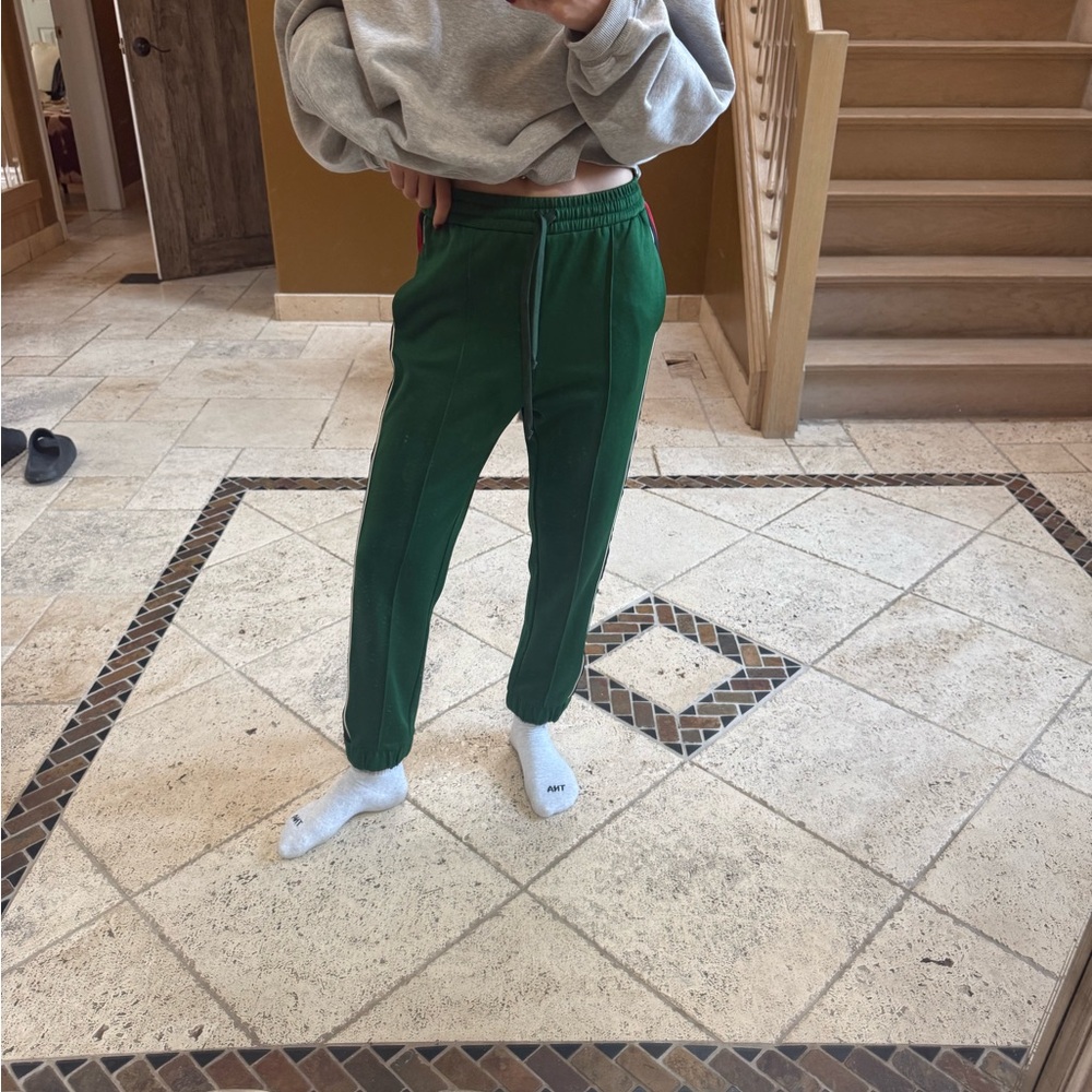 Gucci Green Women's Jogger Pants size small